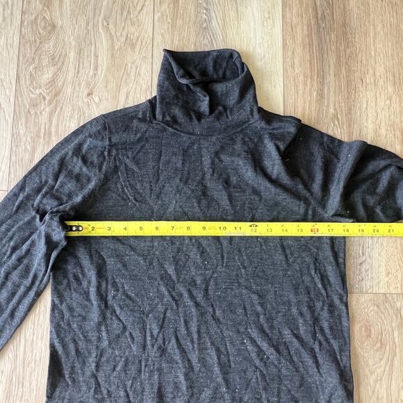 EILEEN FISHER Women's Fine Merino Turtleneck Top in Regenerative Wool Size M - Picture 7 of 11